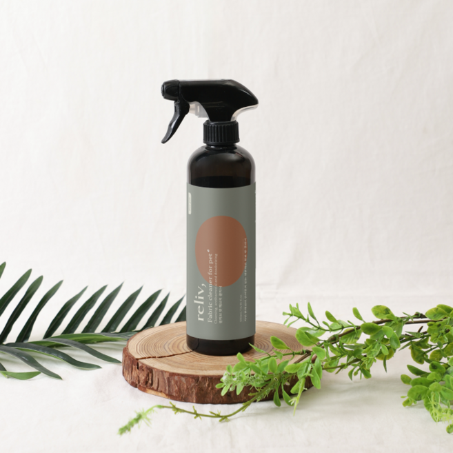 릴리브 패브릭 세정제 소파 러그 클리너 강아지 소변 냄새 탈취 얼룩 제거제, 1개, 500ml