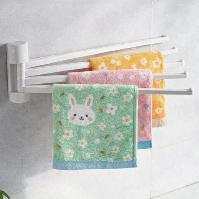 에이트몰 빠른건조 무타공 행주걸이, 1개, 화이트