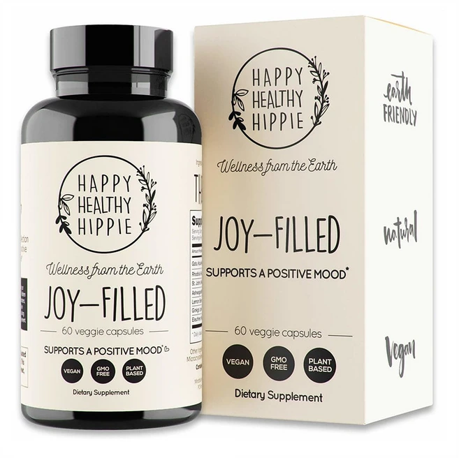 Happy Healthy Hippie Joy-Filled 조이 필드 60정, 1세트, 이미지참조 - 쿠팡