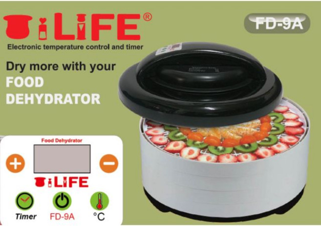 i:LIFE 食物乾燥機 電子溫控定時變頻三合一, 標準型蔬果類烘乾機, FD9A