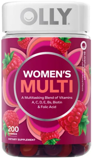 올리보충제 우먼스 멀티비타민 블리스풀 베리 구미, 200정, 1개 - 쿠팡