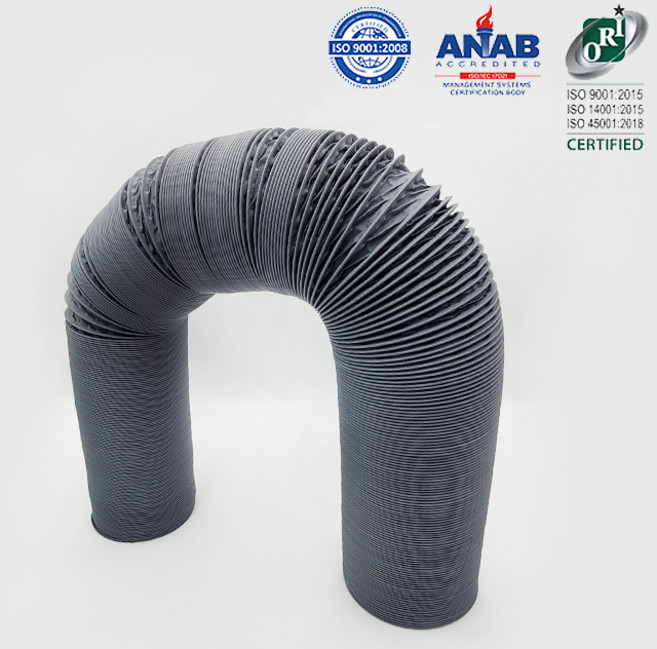 ISO인증 국산 타포린 후렉시블 닥트 호스 덕트 자재 자바라 주름관 100mm x 10M, 1개