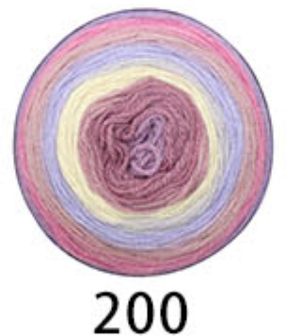 法國 DMC Révélation 蛋糕線 段染毛線, 1個, 200