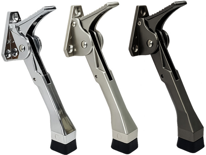 머스트샵 원터치 말굽 도어스토퍼, 니켈무광, 1개