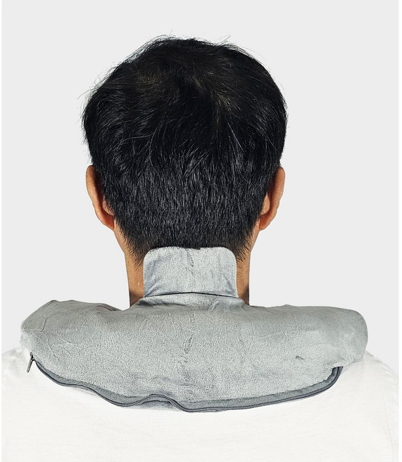 으뜸 온수 충전 전기찜질기 복부찜질 충전식찜질팩 복부 허리온열찜질기 찜질복대, 목어깨 찜질기 그레이, 그레이, HH-03