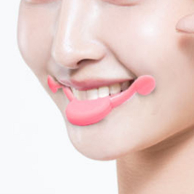 입꼬리 올리기 교정기 미소 도구 스마일 기구, 핑크, 1개, 단일상품1