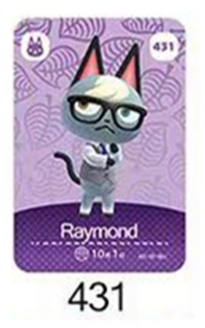 아미보 카드를 위한 동물의 숲 시리즈 5 스위치 마을 주민 DIY NFC 태그 카드, 431