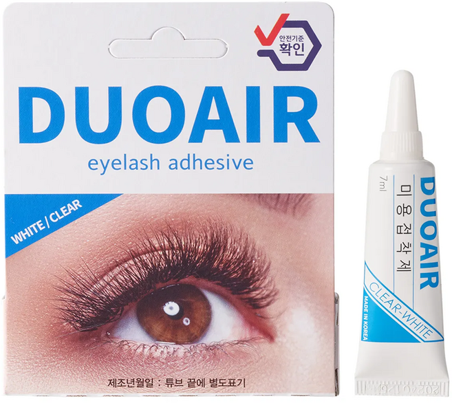 보비니 듀오뷰티 속눈썹풀 속눈썹접착제 글루 7ml, Clear white(투명), 1개