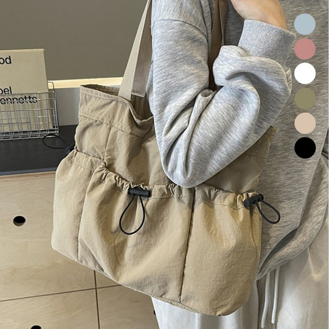 감성픽 가볍고 넉넉한 수납력 스트링 숄더백