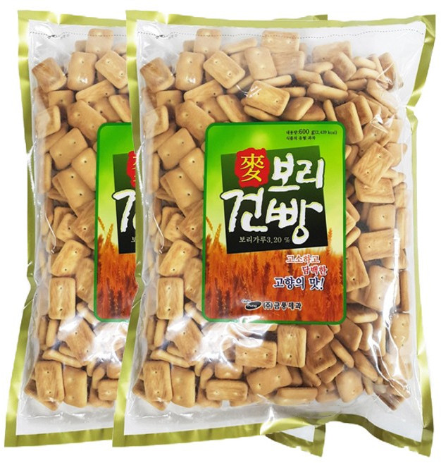 금풍제과 보리건빵, 2개, 600g