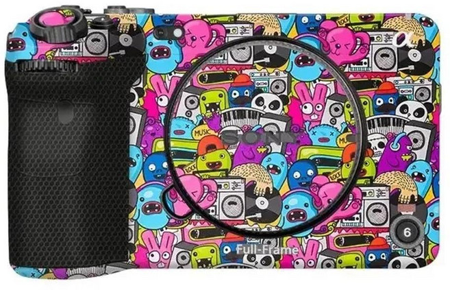 FX3 안티 스크래치 카메라 스티커 코트 3M 비닐 랩 보호 필름 바디 스킨 커버 소니 ILME-FX3 ILMEFX3 FX3 X, 02 Graffiti Pink, 1개