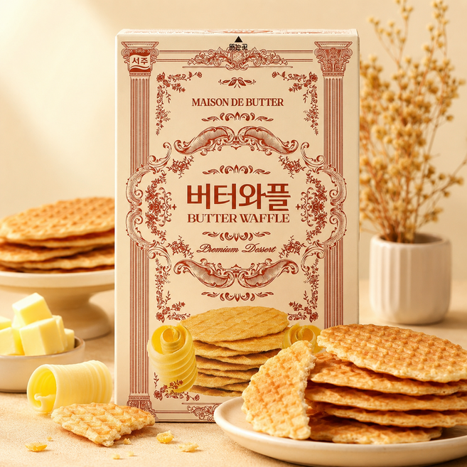 서주 버터와플 오리지널, 50g, 26개