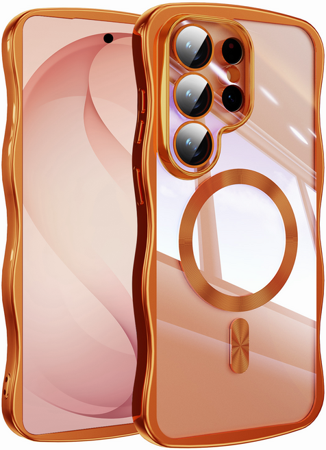 디상커 갤럭시 S26 울트라 카메라 보호 맥세이프 웨이브 투명 휴대폰 케이스 렌즈 완전보호