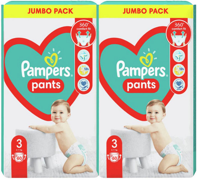 데코마당 유로 베이비드라이 기저귀, 124매, 3단계