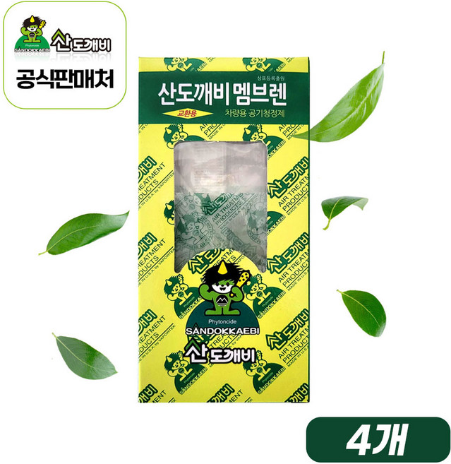 산도깨비 멤브렌 방향제 4개 1세트, 휘튼치드향