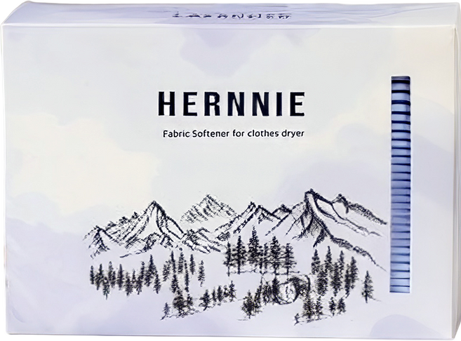 에르니 드라이 건조기시트 섬유유연제 패브릭 소프트너, 1세트