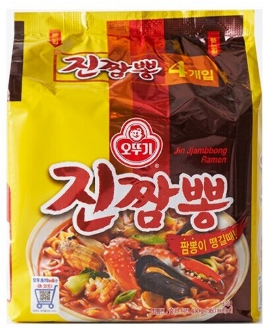 오뚜기 진짬뽕 봉지라면, 16개