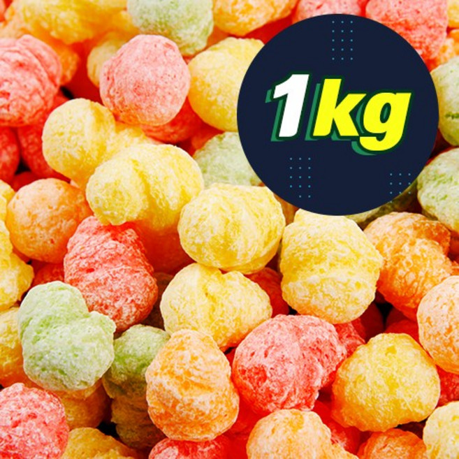 유팡)충남식품 레인보우스낵 1kg, 1개