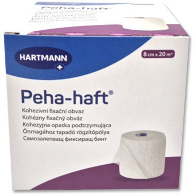 HARTMANN 페하하프트 라텍스 프리 붕대 8cm x 20m, 1롤, 1개