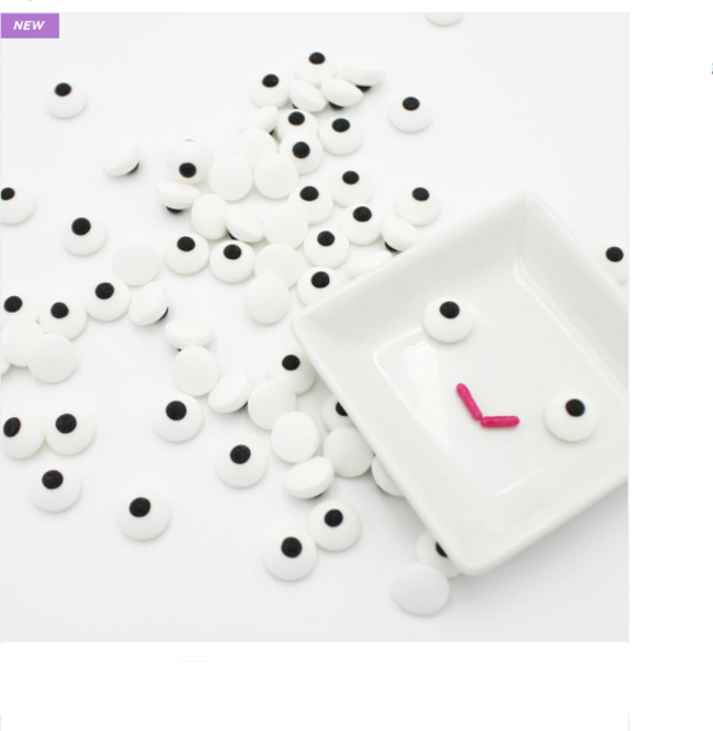 할로윈 눈알모양 장식 데코레이션 슈가스프링클 핼러윈 소포장, 1개, 100g