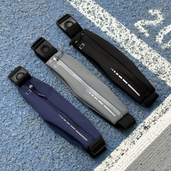 휴이즈 러닝벨트 휴대폰 밴드 가방, 메가 네이비(남색), 1개