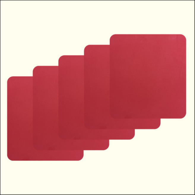 단면 판미트 29*32*2cm 두꺼운 판미트 청/홍 연습용 송판 격파장, 5개, 홍