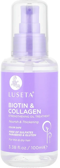 절실히 몸관리가필요한시기 Luseta Beauty 비오틴 및 콜라겐 강화 오일 트리트먼트 가늘고 건조한 모발용 100ml(3.38fl oz) 프리미엄할인상품입니다, LusetaBeauty비오틴및콜라겐강화오일트리트먼트가늘, 1, 100ml - 쿠팡