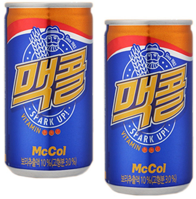 일화 맥콜 캔, 190ml, 60개