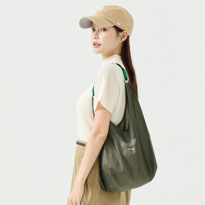 스태슈 여행용 키링 장바구니 접이식 휴대용 에코백 미니백 5종