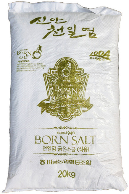 20년산 소금 비금농협 신안 천일염 굵은소금 20kg, 1개