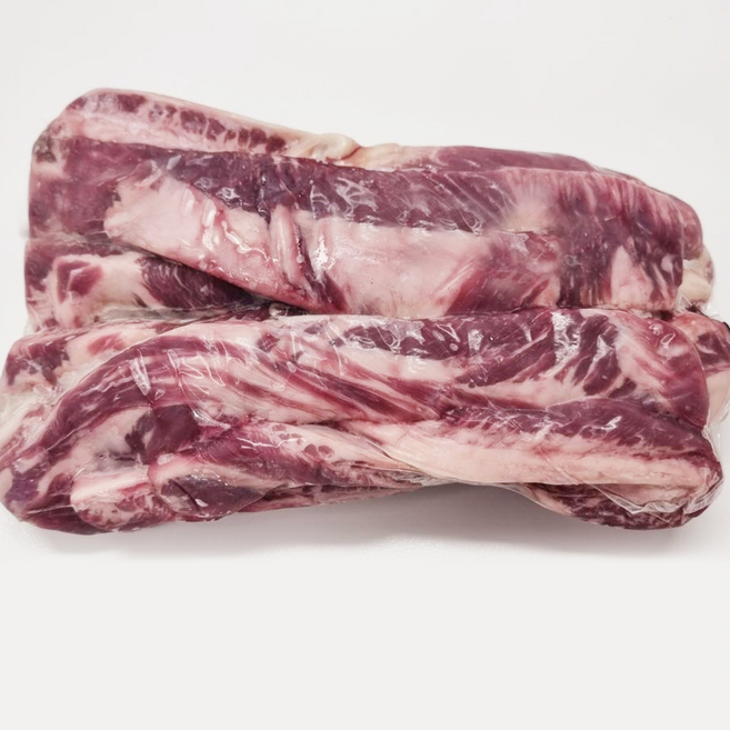 [당일출고] 소 갈비살 늑간살 원육 1.8kg 내외 소고기 구이 캠핑 냉동 외국산 더예쁜한우, 1.1kg, 1개, 1.1kg