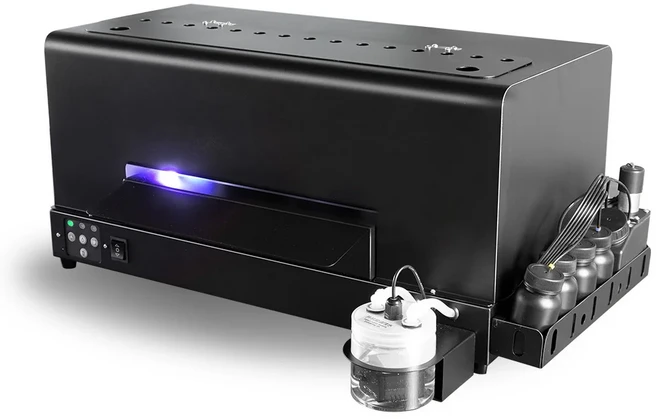 UV 평판 프린터 스티커 목재 플라스틱 아크릴 컵 라벨 마커 DTF 롤 필름 포함 A3, 01 하얀색