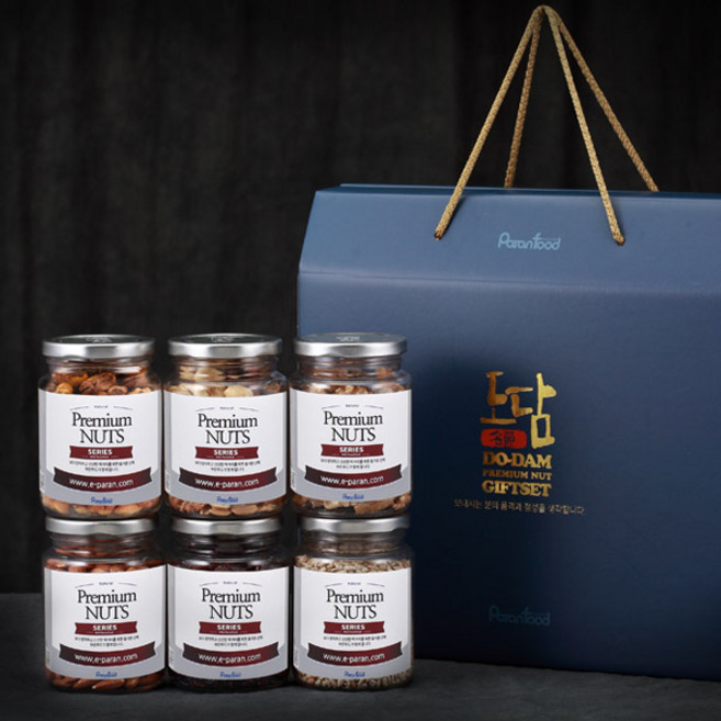 [파란푸드] 도담 6구 4호 추석 설 선물세트 견과류 견과, 1박스