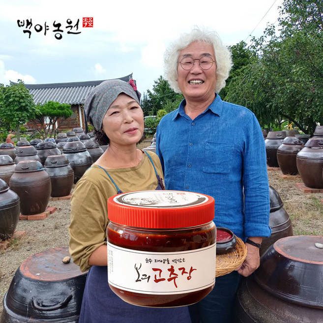 백야농원 보리고추장 시골 고추장 전통 고추장, 1kg, 1개