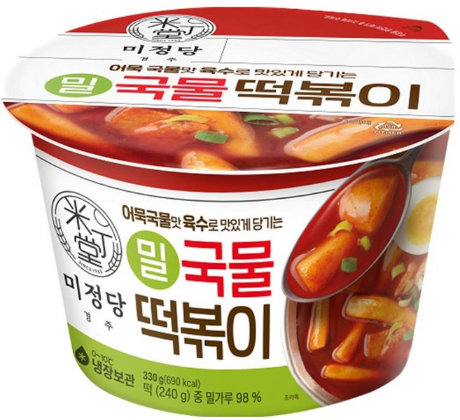 미정당 밀 국물 떡볶이, 12개, 330g