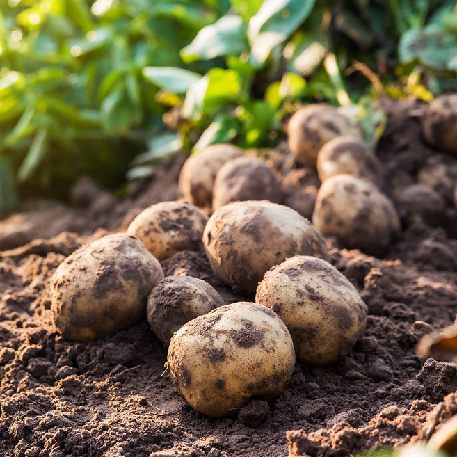 제주도 무농약 홍감자 혼합 사이즈 홍지슬 혼합 사이즈, 1개, 제주 무농약 홍감자 3kg(혼합)