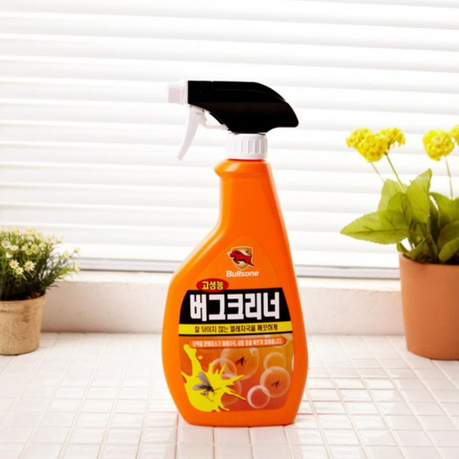 불스원 버그크리너 500ml 클리네 (크리너 세차 차량용품 인테리어 공구 DIY 자동차세차용품 코팅), 1개
