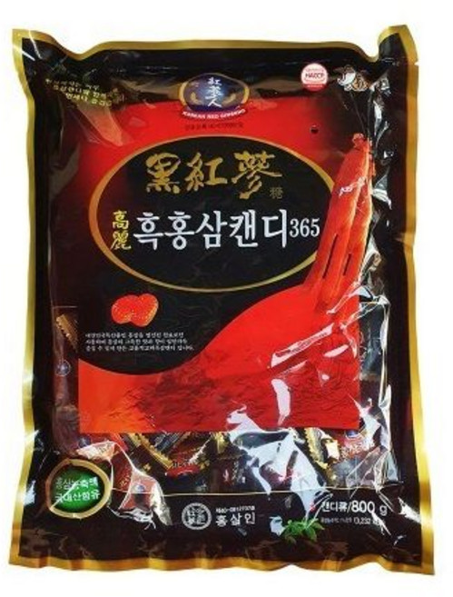 홍삼인 - 고려흑홍삼캔디365 800g (Araium), 1개