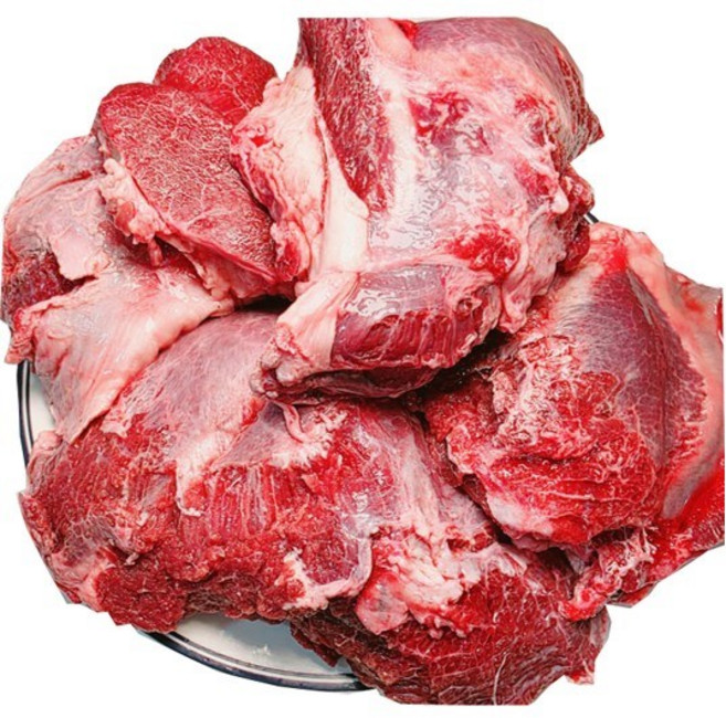 [행복미트] 소고기 볼살 특수부위 우뽈살 수육 찜 곰탕용 1kg [당일발송], 1개