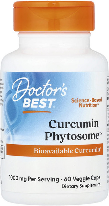 Doctor's Best Curcumin Phytoome™ 1000mg 베지 캡슐 60정(캡슐 1정당 500mg), Doctor's Best Curcumin Phyt..., 1개, 60정