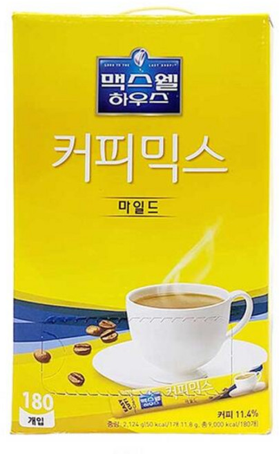 MAXWELL HOUSE 커피믹스 오리지날 or 마일드 180개입