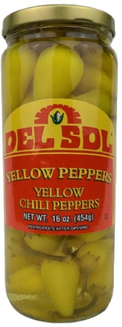 델솔 옐로우 칠리페퍼스 454g, 1개