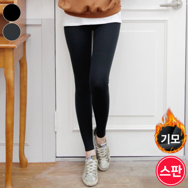 가비진 여성용 단품/1+1할인! 후끈 따뜻 융털 기모 쫀쫀 스판 무발 레깅스 겨울레깅스 쫄깅스
