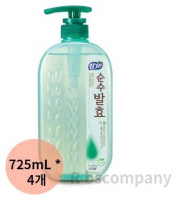 참그린 순수발효 식물 주방세제, 4개