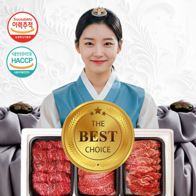 [투뿔한우세트] 프리미엄 명작 1++ 한우 구이용 명절 선물 감사 세트, 1세트, 800g