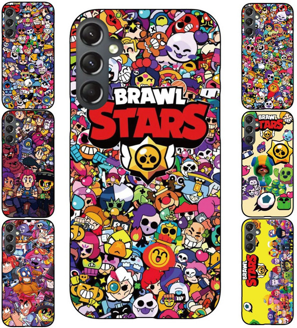 브롤스타즈 캐릭터 전기종 풀커버 범퍼 케이스 스마트톡 호환 갤럭시 A24 A34 A54 A15 A16 M15 XCOVER5 춘식이2 A23