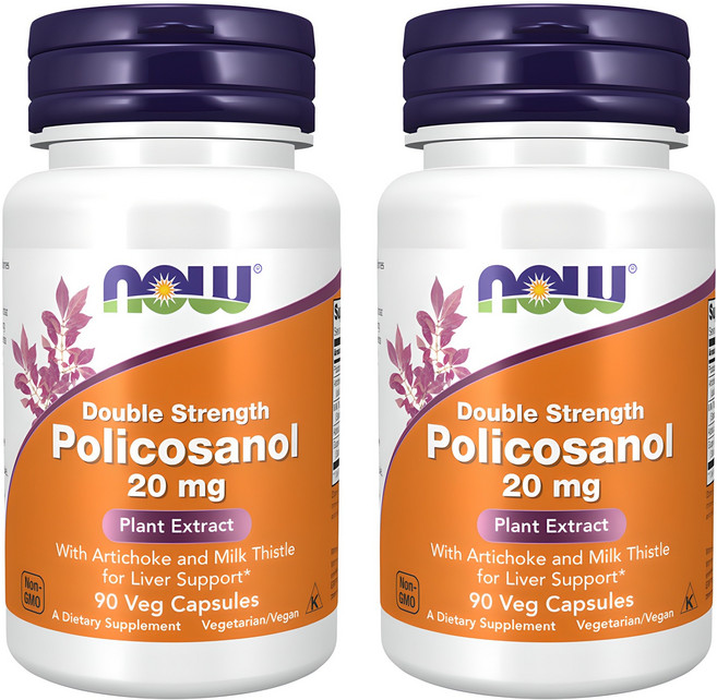 나우푸드 폴리코사놀 20mg 베지 캡슐, 90정, 2개