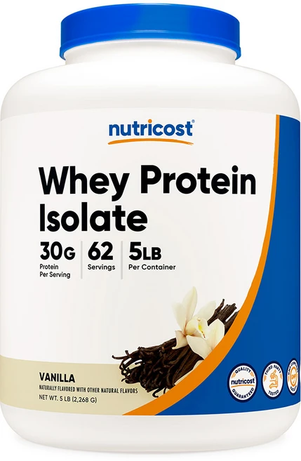 뉴트리코스트 WPI 웨이프로틴 아이솔레이트 맛있는 단백질 보충제 2268g 바닐라맛 1개, 2.268kg - 쿠팡