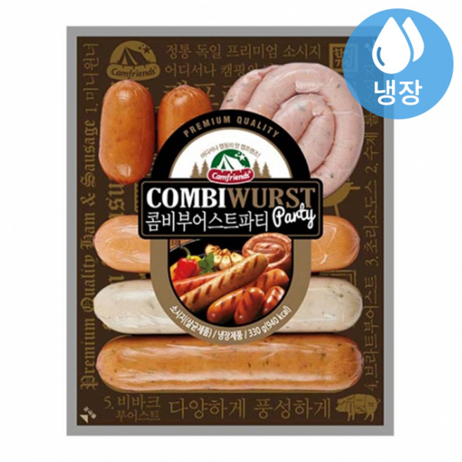 한성 콤비 부어스트 파티, 2개, 330g