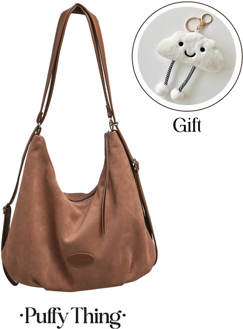 소프트 스웨이드 보부상 백팩 빅숄더백 크로스백 가방 4color no.226